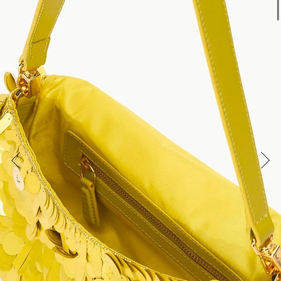 NWOB STAUD SEQUIN BAG 💛✨ - Picture 6 of 17